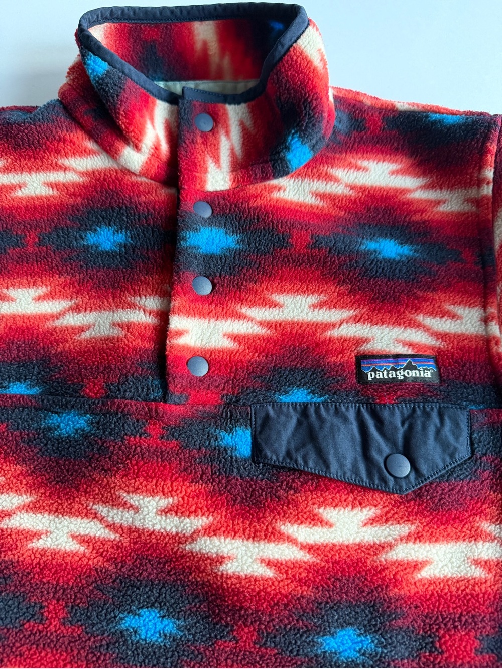 Patagonia women’s lightweight Synchilla  Snap-T Fleece Wild Desert - Picture 4 of 7